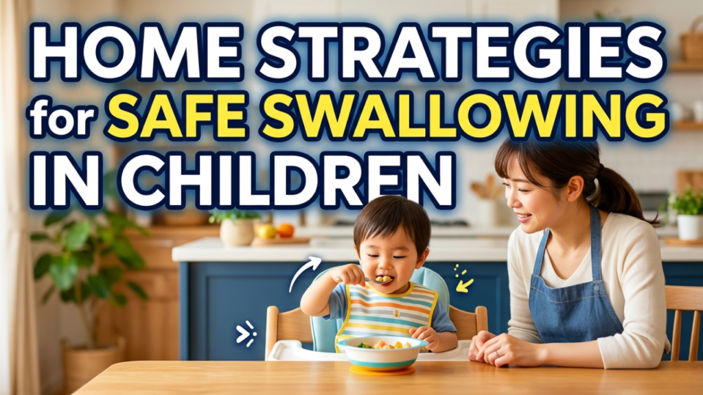 home strategies for safe swallowing in chiildren